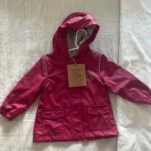 NWT Souris Mini Rain Jacket, Rain Pants, Rain Hat - 12 - 18 months
